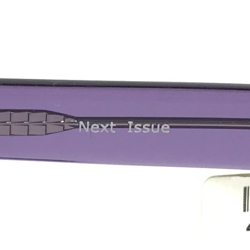 Next Issue NI 06 COL 90 Eyeglasses Frames Black Purple Cat Eye 54-18-140